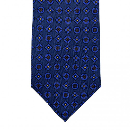 Blue Geometric Pattern...