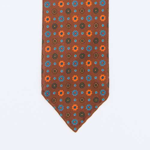Brown floral pattern...