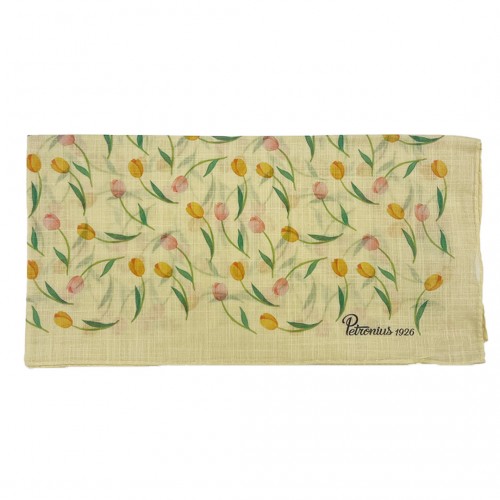 Bandana motivo floreale giallo