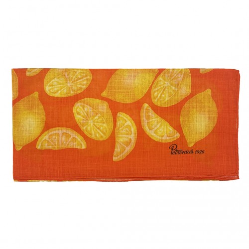 Bandana with red pattern