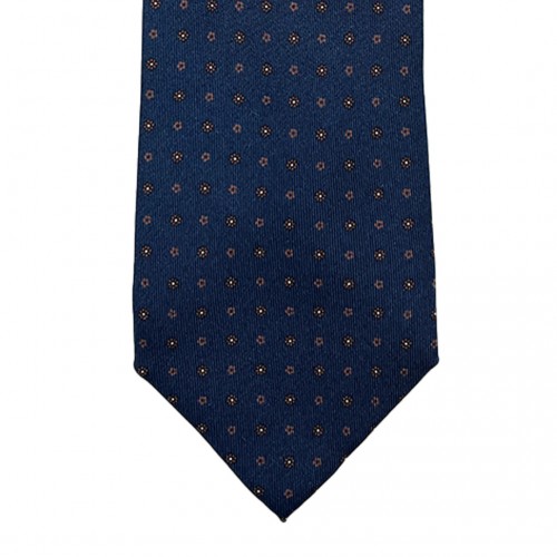 Brown Micro-Floral Pattern...